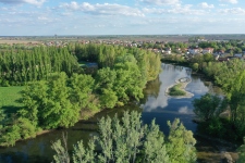 gravel island; Klátovské rameno; Trhová Hradská; 4/2025