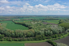 letecké zábery na lokalitu náučného chodníka v NPR KR