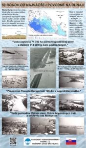 poster najväčšej povodne na Dunaji