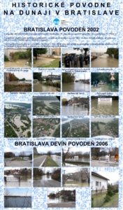 historické povodne na dunaji v Bratislave