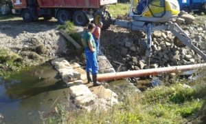 odvod vody potrubím