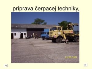 príprava čerpacej techniky