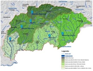 mapa odštepného závodu Banska Bystrica