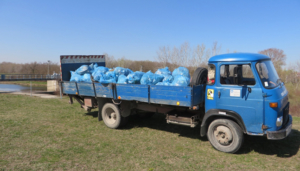 odnášanie nazbieraného odpadu