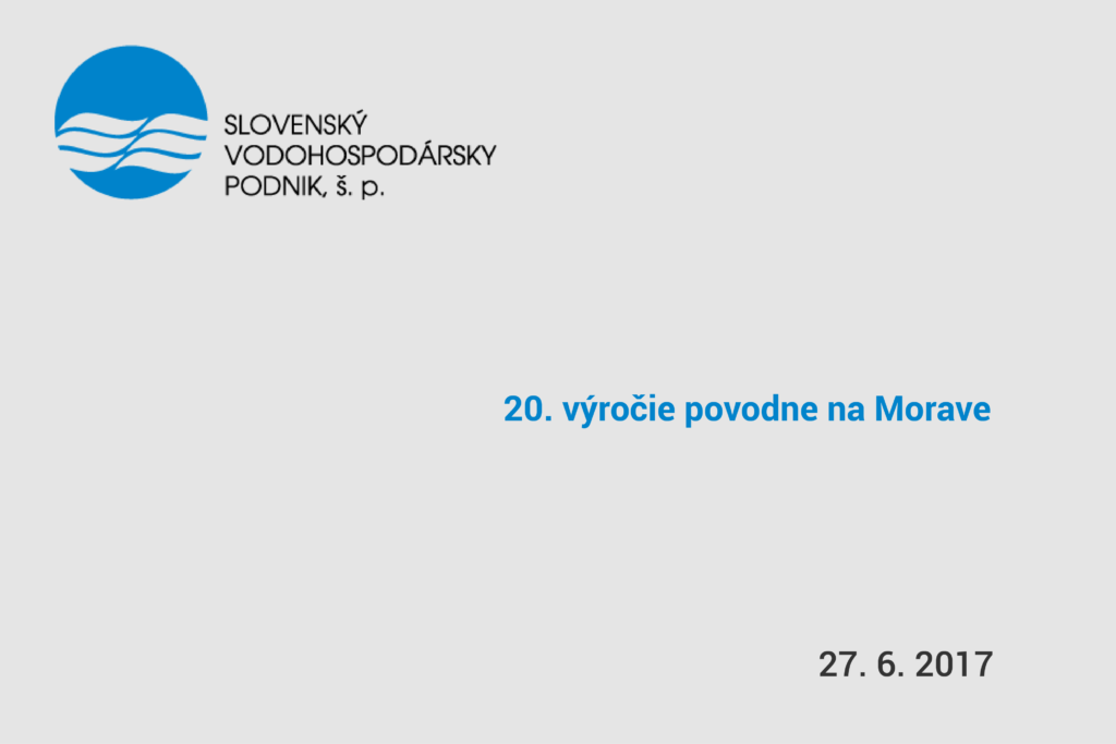 pozvánka na 20. výročie povodne na Morave