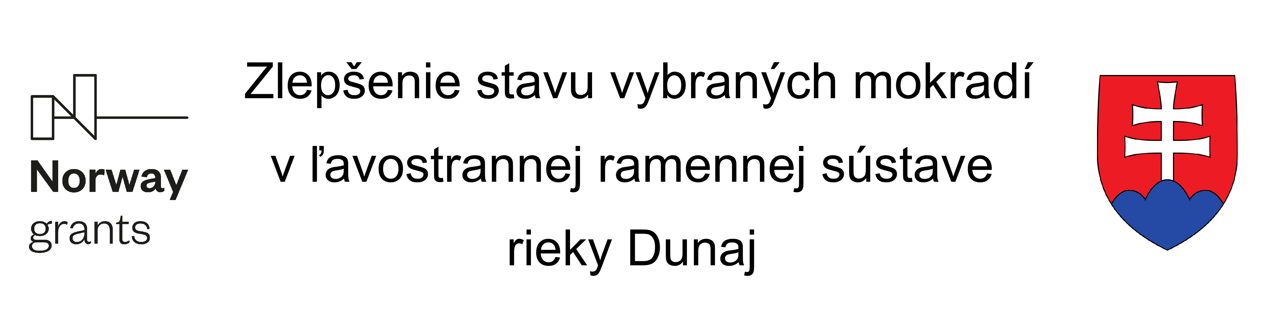 Zlepšenie stavu vybraných mokradí v ľavostrannej ramennej sústave rieky Dunaj logo