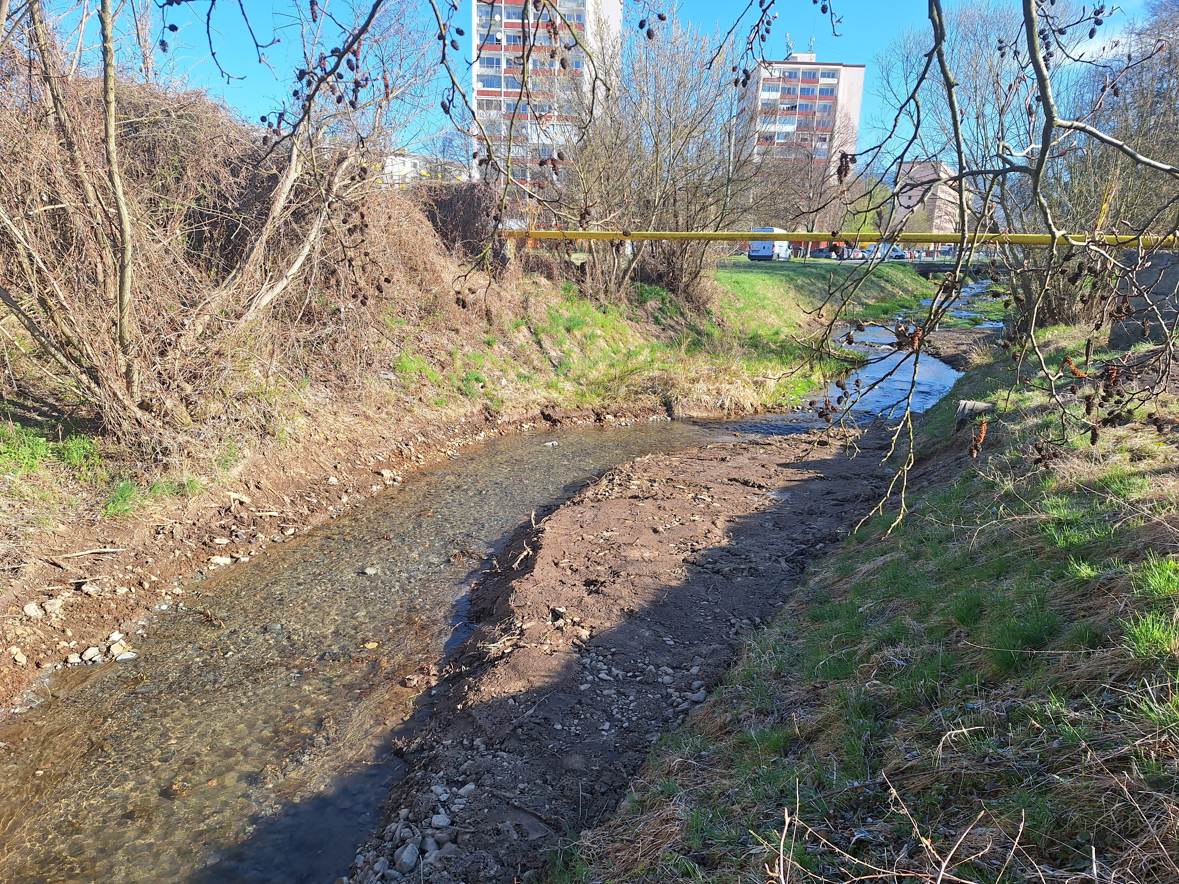 Ukážka revitalizácie Detvianskeho potoka.