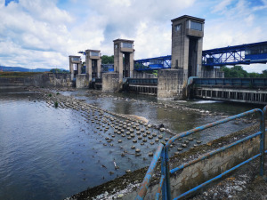 Obr. 5. Hať Trenčianske Biskupice, na ktorej modernizáciu bol získaný príspevok z Programu Slovensko.