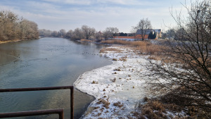 štrková lavica; Klátovské rameno; Trhová Hradská