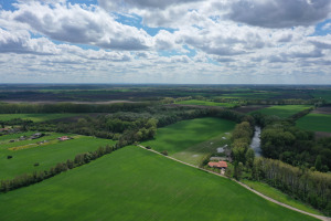 letecké zábery na lokalitu náučného chodníka v NPR KR