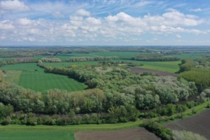 letecké zábery na lokalitu náučného chodníka v NPR KR