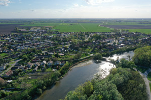 štrková lavica; Klátovské rameno; Trhová Hradská; 4/2025