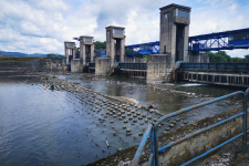 Obr. 5. Hať Trenčianske Biskupice, na ktorej modernizáciu bol získaný príspevok z Programu Slovensko.